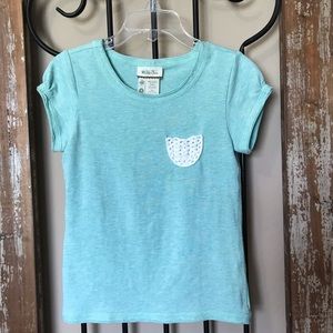 Matilda Jane Hello Lovely Mist Short Sleeve Tee.